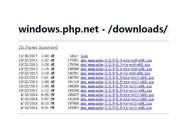 Windows环境下根据PHP的phpinfo信息下载安装对应memcache版本