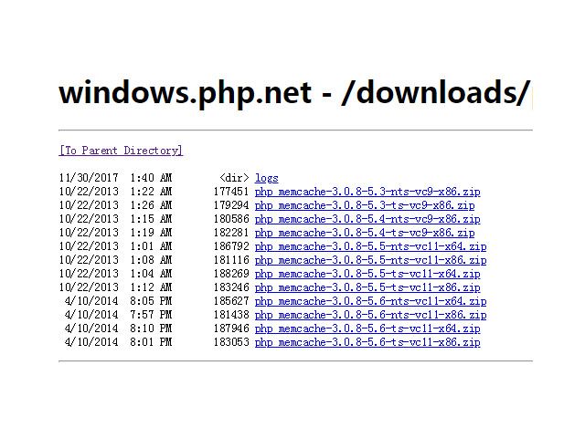 Windows环境下根据PHP的phpinfo信息下载安装对应memcache版本